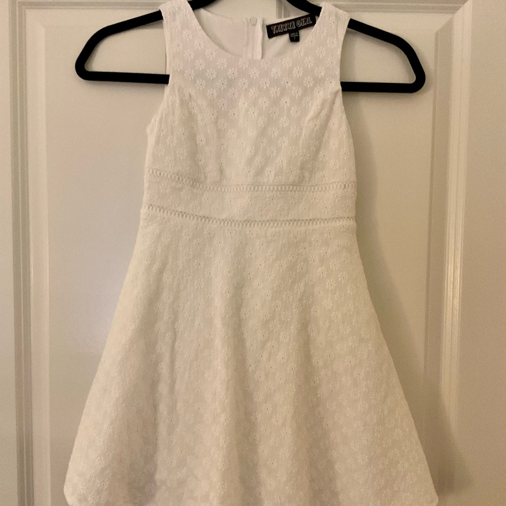 White Trixxi Girl size 7 Dress